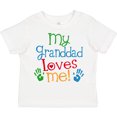 thumbnail image 3 of Inktastic My Granddad Loves Me Boys or Girls Toddler T-Shirt, 3 of 5