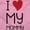 Pink, variant on Cute I Heart My Mommy Mom Love Toddler Boy Girl T Shirt Infant Toddler Brisco Brands 2T