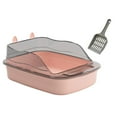 thumbnail image 5 of Stgfyxgs Cat Litter s Toilet Anti Splashing 50x34x18cm Cat Sand Box with High Side Cat Sand Basin Large Bedpan Kitty Litter Pan pink, 5 of 9