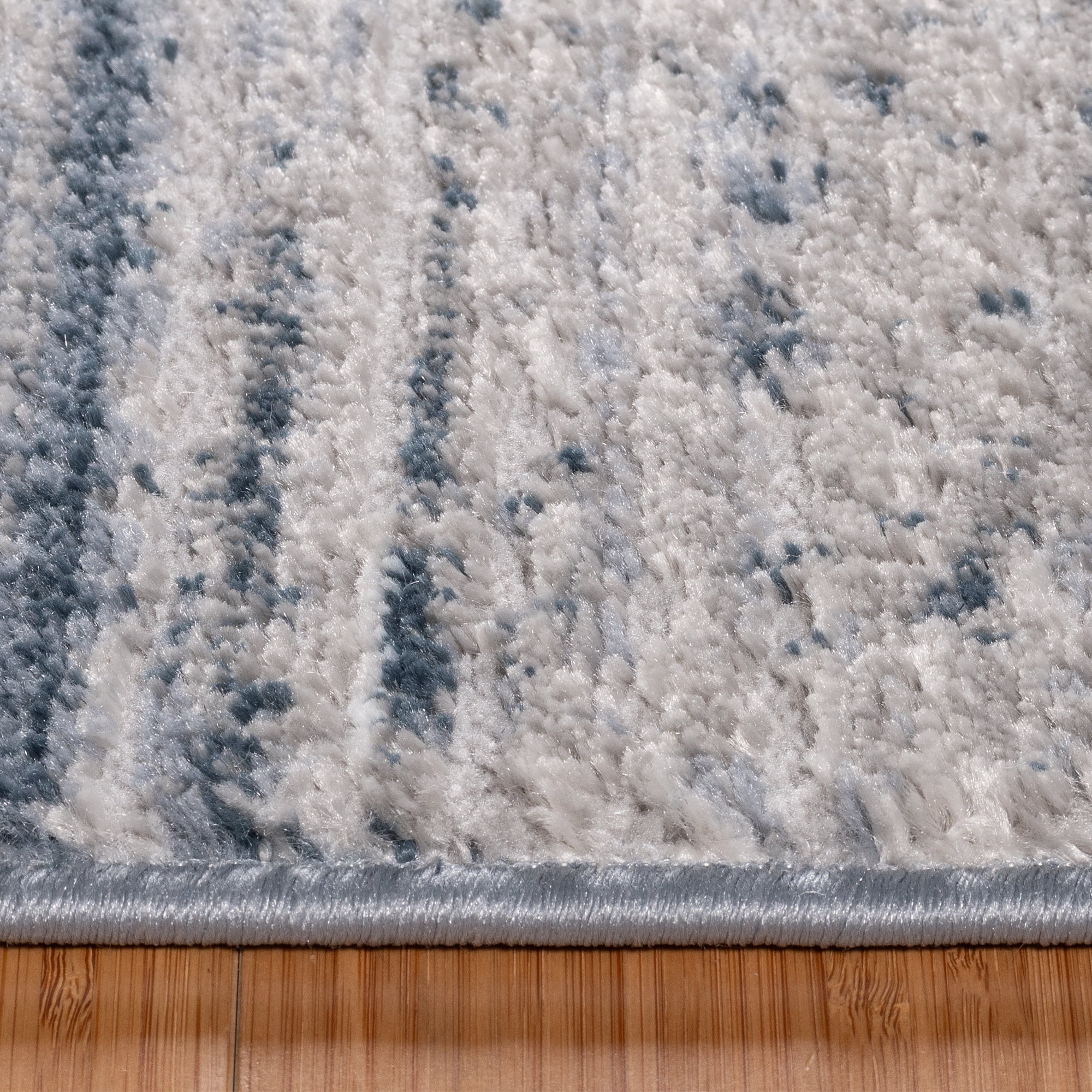Gertmenian Bloom Osian Modern Ombre Blue Area Rug, 8x10