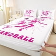 thumbnail image 3 of jejeloiu Handball Game Lovers Full Size Sheets,Teens Ball Sport Bed Sheets For Boys Girls 4-Piece, 3 of 7