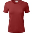 thumbnail image 5 of Tittly T Shirts for Women Going Out Tops Women's Casual Basic Going Out Crop Tops Slim Fit Short Sleeve Crew Neck Tight T Shirts Spring Tops for Women Tshirts Shirts RD1 XXL, 5 of 6