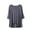 Dark Gray, variant on Nrmvnmi Sleep Shirts for Women - Pajama Tops for Women,Modal Round Neck Solid Color Pajamas Top