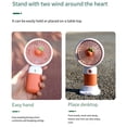 thumbnail image 4 of Ventilador portátil de mano Toystoory enfriador de escritorio personal recargable ajustable viaje oficina flor, 4 of 6