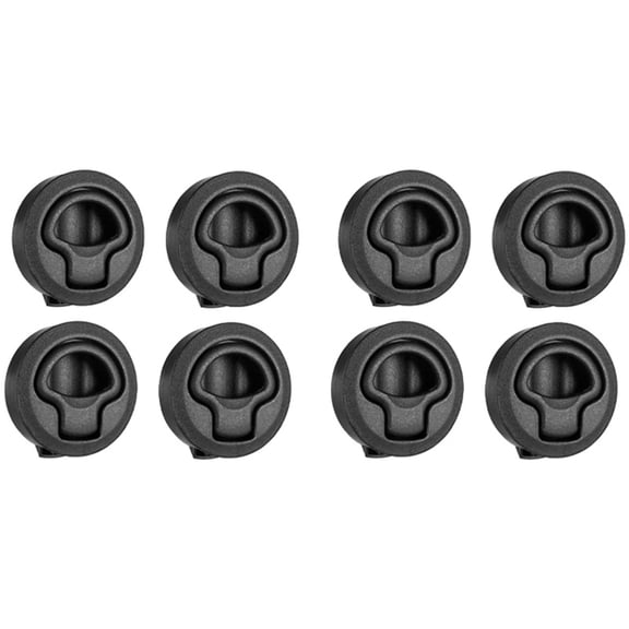 8Pcs/Set Round Pull Latch Lock Latch Hardware for RV Yacht Boat Deck Hatch