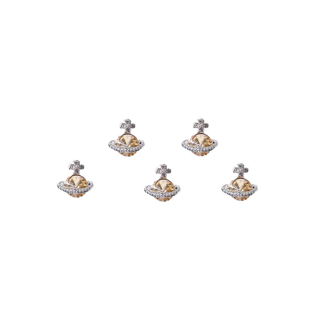 Set de joyas para uñas Alloy Planet Shiny Multicolor para uñas