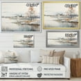 thumbnail image 4 of Designart "Silent Modern Scandinavian Scenery" Modern Scandinavian Floater Framed Wall Art Living Room, 4 of 5