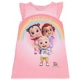 thumbnail image 6 of CoComelon Toddler Girls Be Cute Be Kind Ruffle Sleeve Nightgown, 6 of 7