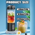 thumbnail image 2 of Petyoung Portable Blender 24oz, 360W Personal Jucier for Shakes & Smoothies, 6000mAh USB Rechargeable, Dual Mode, BPA Free, 2 of 7