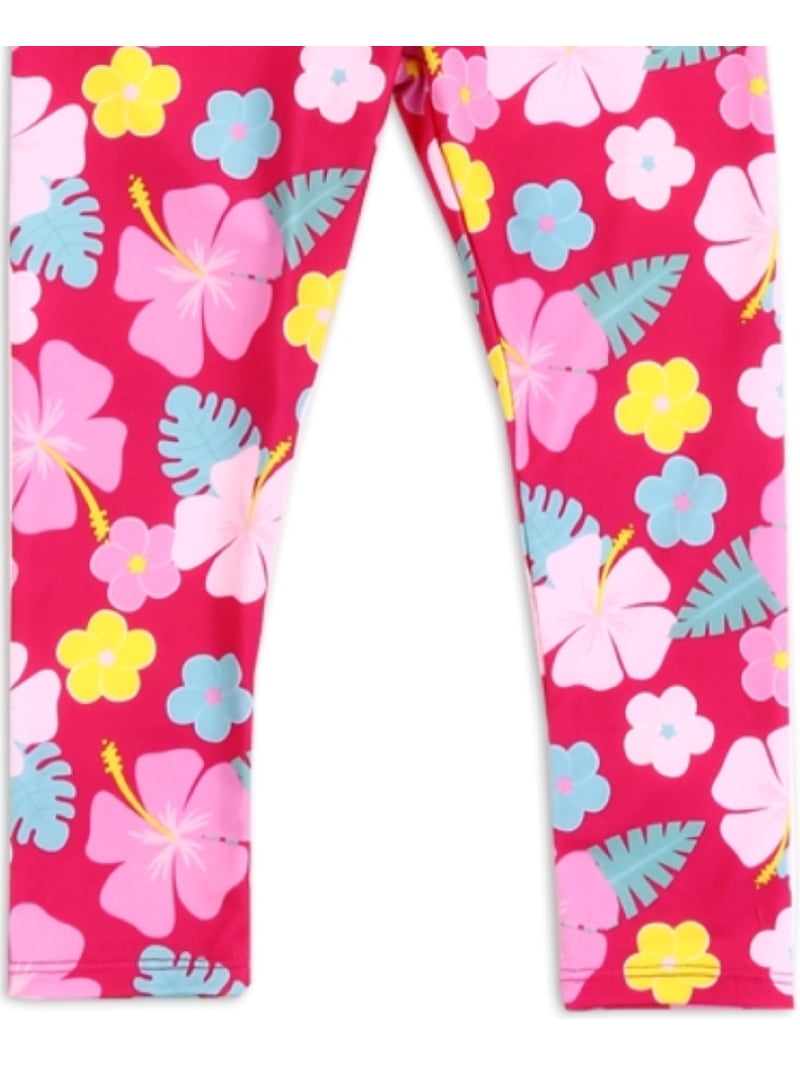 Baby Shark Toddler Girls' Tie-Front Top and Leggings Set, Sizes 2T-4T