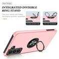 thumbnail image 3 of AIOVETEAB for Samsung Galaxy S21 Case,Silky Soft Touch Heavy Duty Protective Cover with Ring Holder Kickstand Magnetic Phone Case for Samsung Galaxy S21 (Pink), 3 of 7