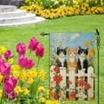 thumbnail image 2 of Spring Cute Cats Garden Flag Spring Summer Kitty Floral Flowers Garden Flag Vertical Double Sided Rustic Farmland Burlap Yard Lawn Outdoor Decor, 2 of 10