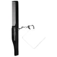 thumbnail image 1 of Portable Foldable Comb Travel Folding Pocket Comb Beard Comb Fine Tooth Comb Keychain Square Mirror for Men, 1 of 8