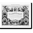 thumbnail image 2 of Historic Framed Print, Emancipation Proclamation. Proclamation by the governor.E. Knobel, fec., 17-7/8" x 21-7/8", 2 of 9