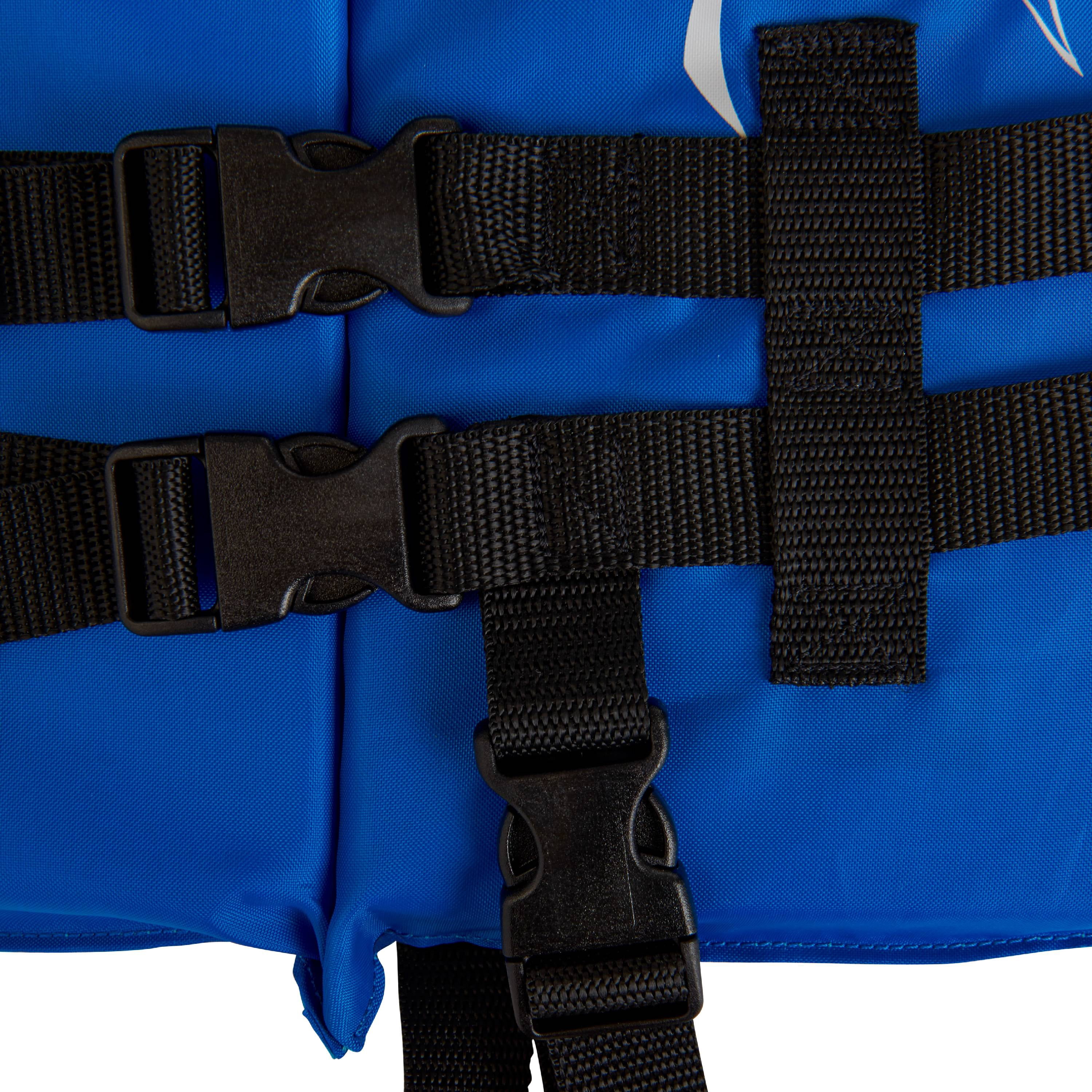X2O Universal Child Open-Sided Life Vest and Jacket, 30lbs – 50lbs, Blue, Unisex