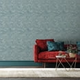 thumbnail image 7 of Tempaper Pastel Palm Blue Peel and Stick Wallpaper, 7 of 7