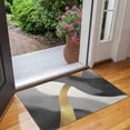 thumbnail image 2 of Gray and Gold Marble Wavy Lines Pattern Door Rugs,Washable Non Slip Door Mats Indoor,Decorative Door Mats,Entry Mat Indoor for Entrance,Bedroom,Kitchen,Bathroom,17"x30", 2 of 6
