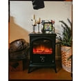 thumbnail image 6 of e-Flame USA Hamilton Free Standing Electric Fireplace Stove - Black, 6 of 11