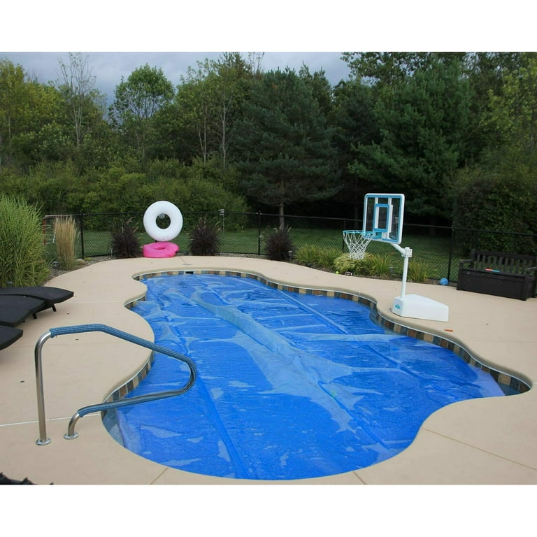 Sun2Solar Blue Rectangle Solar Cover for In Ground and Above Ground Pools 18 x 32 Series 800 Walmart