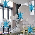 thumbnail image 2 of PMU Magic Shiny Starburst 22 Inch Mylar Foil Balloon - Royal Blue - Party Decoration Accesory (1/Pkg) Pkg/1, 2 of 6