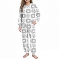 thumbnail image 5 of Cowsor Big Kids Boys Girls St Patrick's Day Creative Graffiti Print Long Sleeve Top Pants Set Cute Holiday Casual Outfit For 5-16 Years Old, 5 of 7