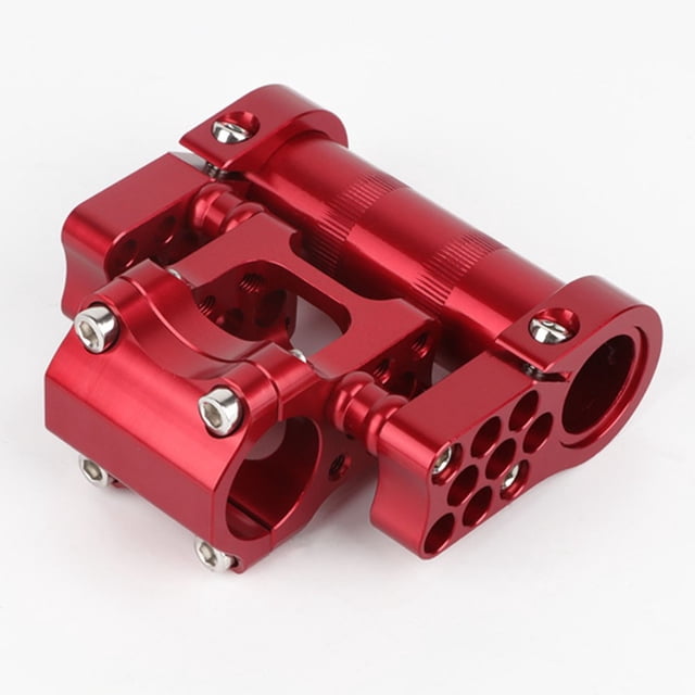 Folding Bike Porous Stems Adjustable Dual Stem Bicycle 25.4MM Deformation