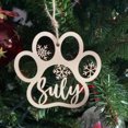 thumbnail image 2 of Adorno navideño personalizado para perro con nombre, adorno navideño personalizado con nombre de perro, bola de adorno navideño personalizada, regalo de fiesta, 2 of 5