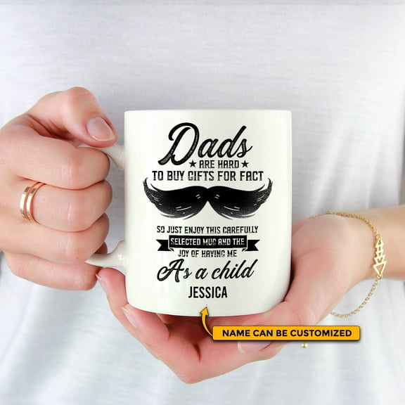 Personalized Daddy Gift Dads Are Hard to Buy Gifts for Coffee Mug