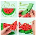 thumbnail image 3 of Vogacara Juego de encordado de sandía de frutas, juguetes educativos para edades tempranas para niños, divertidos juguetes de encordado Juguetes Educativos Vogacara FN005933-00, 3 of 6