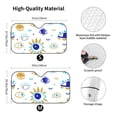 thumbnail image 3 of XMXY Car Sun Shade Windshield, Various Abstract Eyes Seamless Automotive Front Window Sun Visor for Cars SUV Trucks, Small Size, 3 of 8