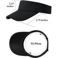 thumbnail image 2 of Visor deportivo ajustable visor deportivo brim largo visor deportivo para actividades al aire libre, 2 of 6