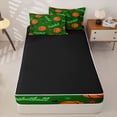 thumbnail image 4 of Homewish Basketball Gamer Zipper Twin Comforter Sets with Fitted Sheet and 2 Pillowcases,Boys Sport Theme Stars Print Zipper Bedding Set,4-Piece,Black Reversible, 4 of 6