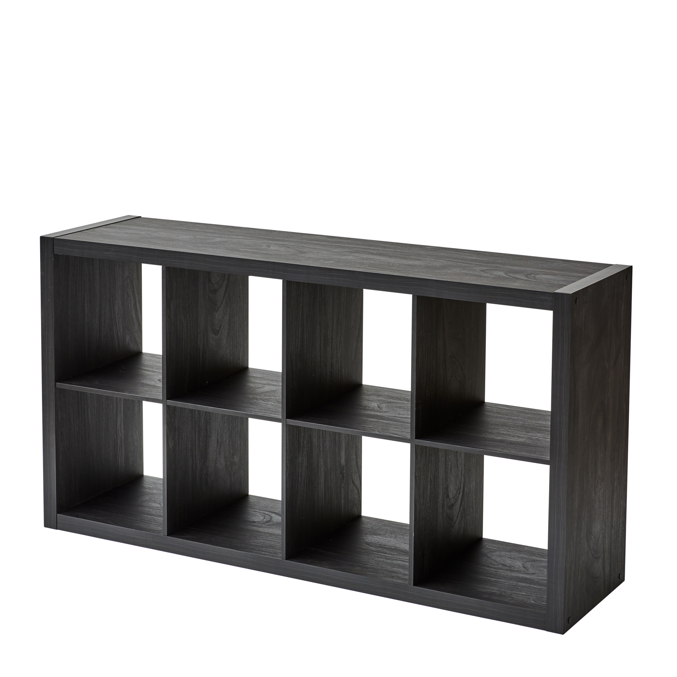 Better Homes & Gardens 8-Cube Storage Organizer, Charcoal - Walmart.com