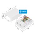 thumbnail image 4 of Placa de pared para teléfono STEREN 300-146WH 4C 2-Tel Surface Jack, 4 of 6