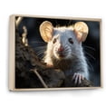 thumbnail image 2 of Designart "Portrait of a Cute Rodent" Animals Floater Framed Wall Art Print, 2 of 7