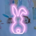 thumbnail image 3 of JGJJUGN Cute Bunny Tail Neon Night Light | Easter Decorative Lamp | LED Night Lamp | Soft Colorful Glow | USB Powered & Battery Operated | Unique Home Decor for Spring, 3 of 5