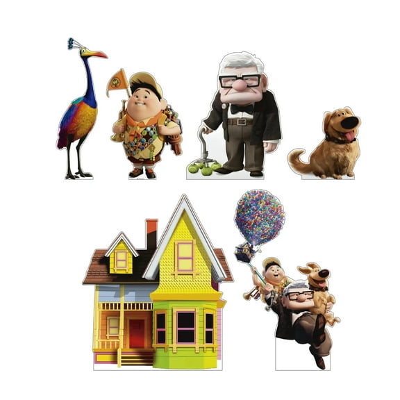Up Siluetas Decorativas con Base, Kit 8 Piezas