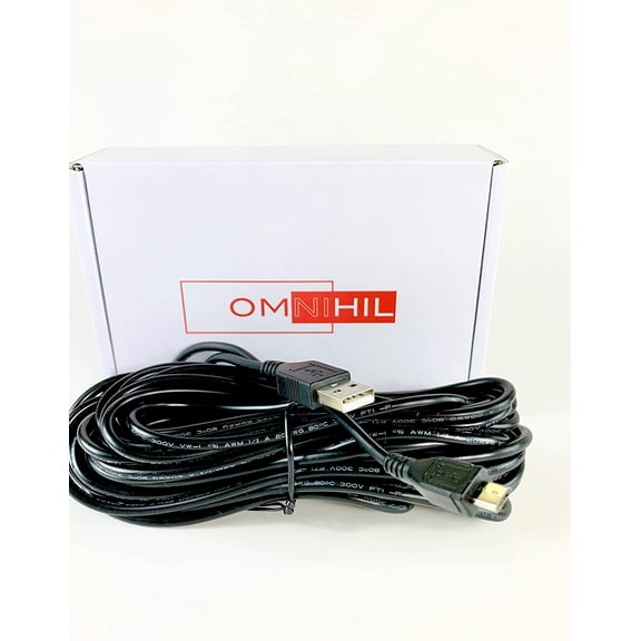 OMNIHIL 30 Feet Long High Speed USB 2.0 Cable Compatible with Goal Zero Sherpa 100AC Power Bank