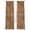 Orange, variant on Brown Botanical Semi Sheer Curtains 72 Inch Length 2 Panels Set, Vintage Floral Plants Branch Sheer Kitchen Curtain Privacy Voile Window Curtain for Living Room Bedroom Rod Pocket Drapes