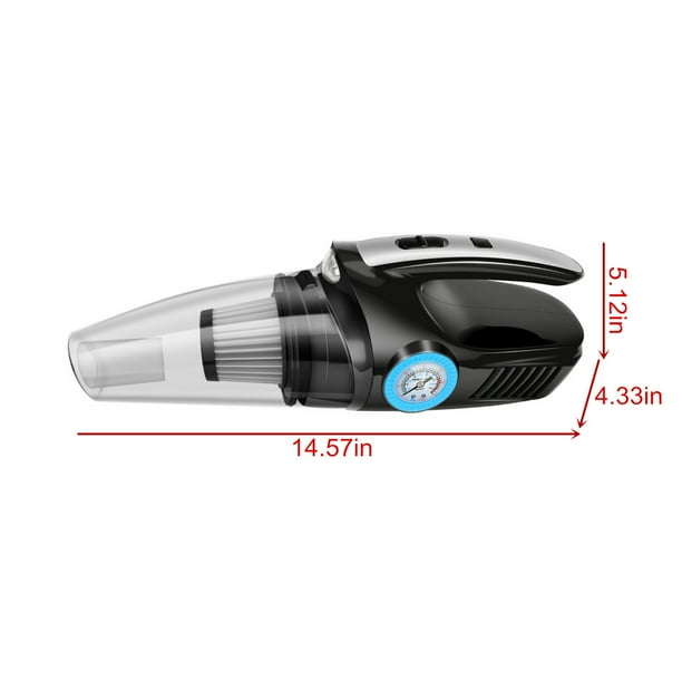 EGNMCR Car Vacuum Handheld Cleaner Tire Inflator For Car 12V Air