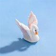 thumbnail image 6 of 1X Swan Figurine - Miniature Ornament Creative Swan Resin Figurine Charming Desktop Decor for Home, 6 of 9