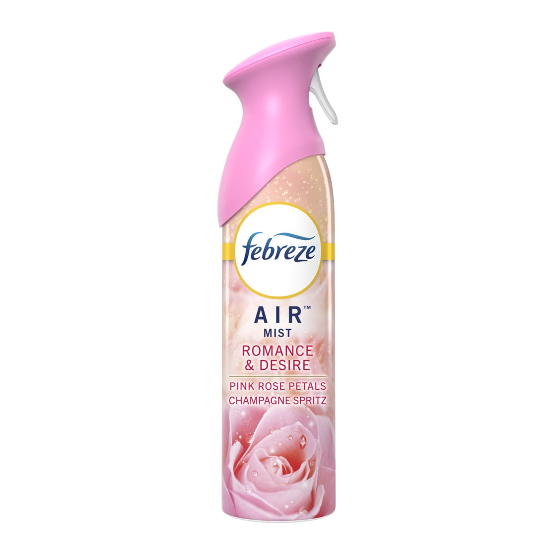 (4 pack) Febreze Air Freshener Spray, Odor-Fighting Room Spray, Romance & Desire, 8.8 oz