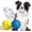 3 Ball, variant on Dog Balls Tennis Ball Dog Toys for Aggressive Chewers, Floating Water Toy, Teething & Fetch Toy for Large Medium Small Dogs and Puppies (1 Ball)