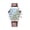 P, variant on NovaStitch Men's Watch Stainless steel Quartz Analog Watch Fashion Leather Watches Casual Daily Wear with Date Window Gift for Men and Women Accessories