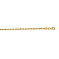 thumbnail image 2 of 14K Yellow Gold 18in 2.75mm Solid Diamond Cut Rope Chain with Lobster Clasp, 2 of 4