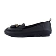 thumbnail image 2 of Naturalizer Betsy Women's Loafers & Slip-Ons Black Leather Size 8 W, 2 of 8