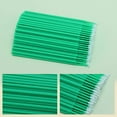 thumbnail image 2 of 500 Pcs Disposable Micro Applicator Brush Micro Swabs, Eye Lashes Mascara Wands for Eyelash Extension Green, 2 of 5
