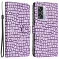 thumbnail image 1 of For Oppo A57 (2022) 5G/A77 5G Cover Crocodile Texture Wallet Phone Supporting Stand Case with Strap, 1 of 5