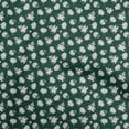 thumbnail image 1 of oneOone Viscose Jersey Dark Green Fabric Jacobean Floral Sewing Material Print Fabric By The Yard 60 Inch Wide, 1 of 4