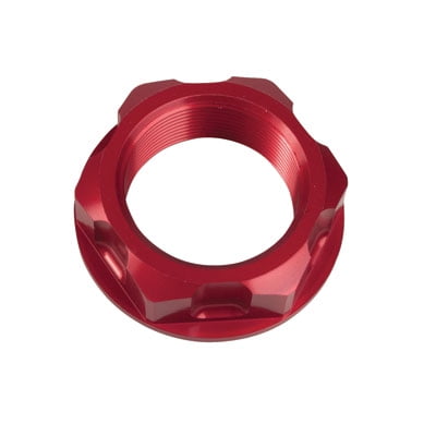 Billet Aluminum Steering Stem Nut Red for Yamaha YZ250F 2001-2018